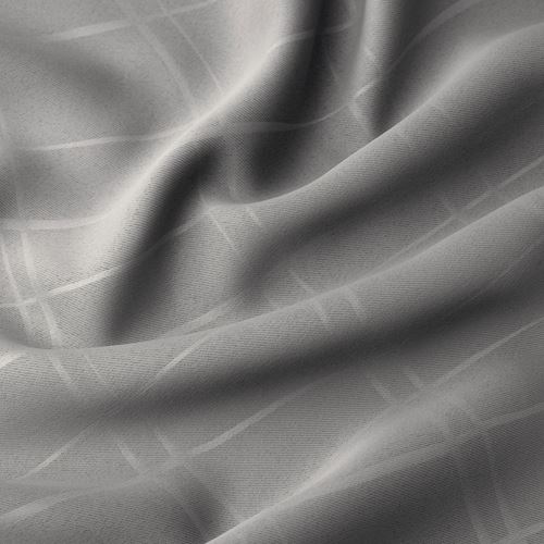 IKEA - PRAKTTIDLÖSA, karartma perde/2 kanat, gri, 145x300 cm