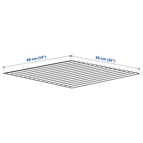 IKEA - UPPDATERA, drawer mat, grey, 50x48 cm