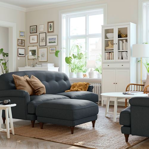 IKEA - ESSEBODA, 3-seat sofa, knaback anthracite