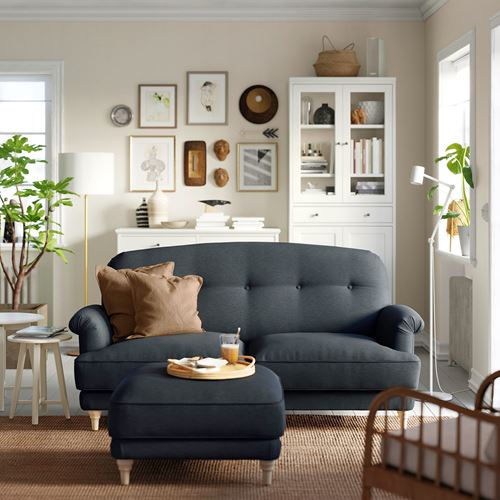 IKEA - ESSEBODA, 2-seat sofa, knaback anthracite