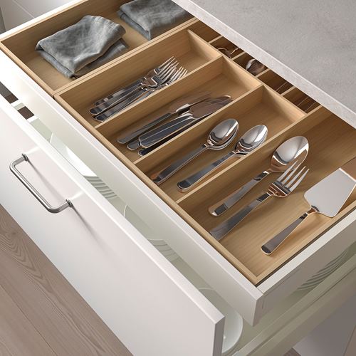 IKEA - UPPDATERA, drawer organizer, bamboo, 52x50 cm