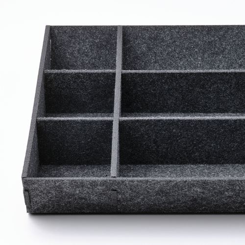 IKEA - UPPDATERA, drawer organizer, grey, 40 cm