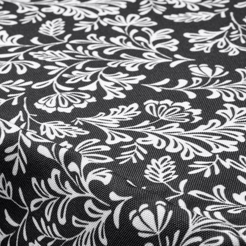 IKEA - DVARGDUNÖRT, sandalye minderi, gri-beyaz, 42/35x42x4 cm