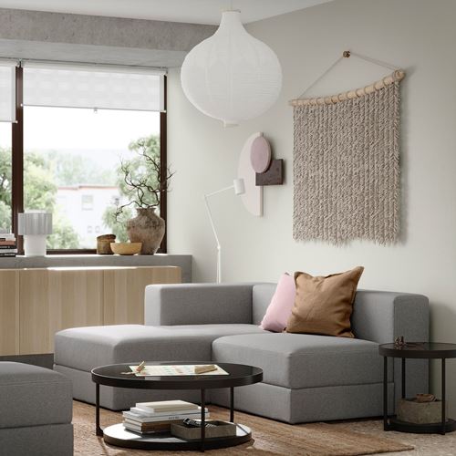 IKEA - JATTEBO, corner sofa, tonerud grey