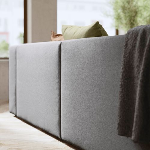 IKEA - JATTEBO, 3-seat sofa, tonerud grey