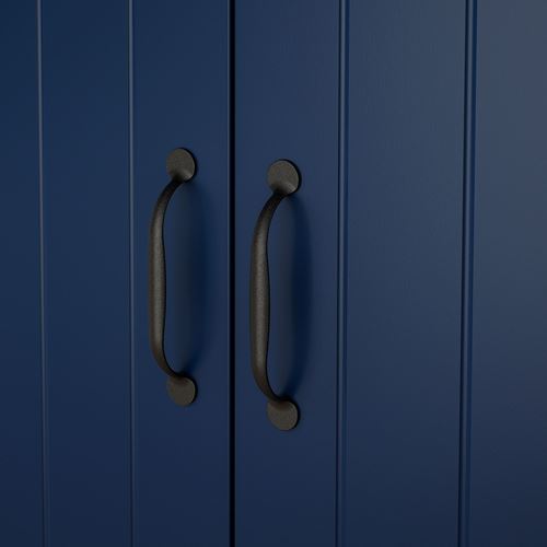 IKEA - SKRUVBY, storage-unit, blue/black, 180x140 cm