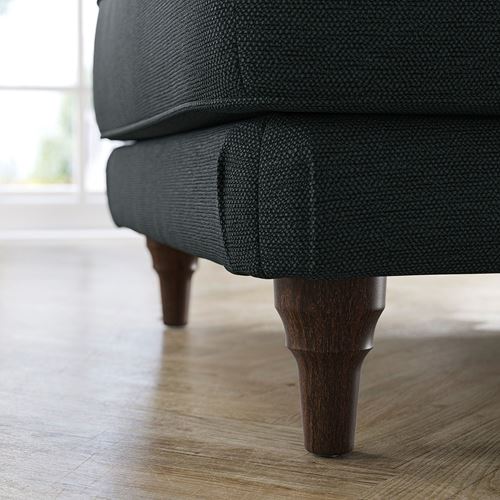 IKEA - ESSEBODA, pouffe, knaback anthracite