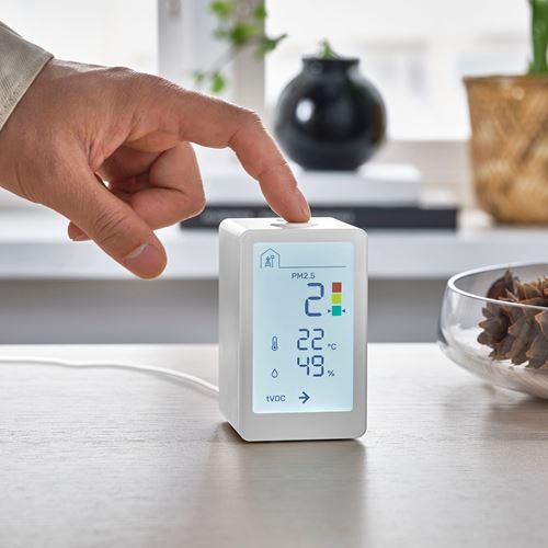 IKEA - VINDSTYRKA, air quality sensor, white