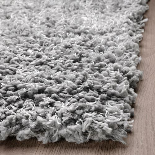 VOLLERSLEV, rug, light grey, 80x150 cm