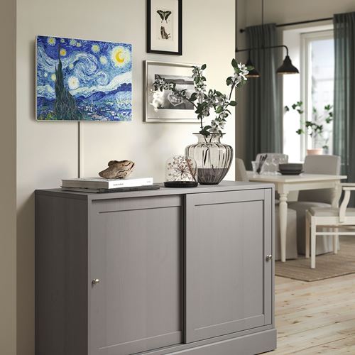 IKEA - SYMFONISK, tablo hoparlör ön paneli, renksiz, 40x56 cm
