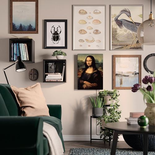 IKEA - SYMFONISK, tablo hoparlör ön paneli, renksiz, 40x56 cm