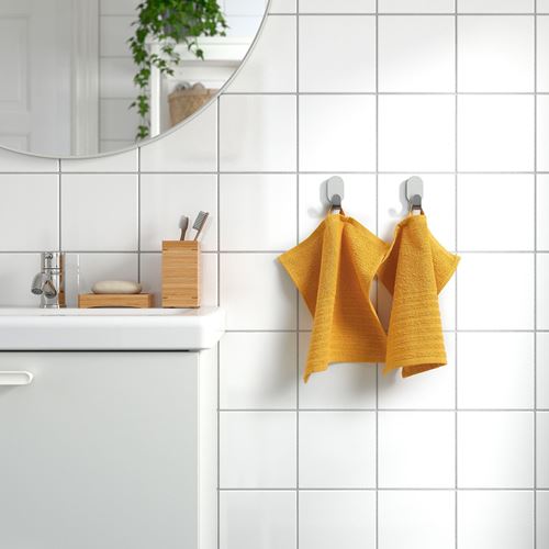 IKEA - VAGSJÖN, hand towel, golden-yellow, 30x30 cm