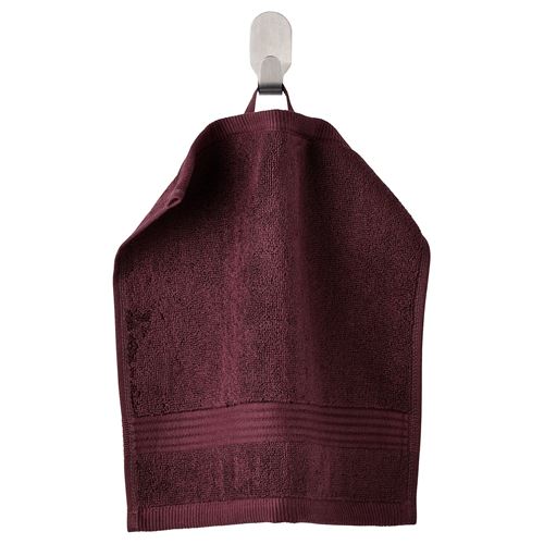 IKEA - FREDRIKSJÖN, hand towel, dark red, 30x30 cm