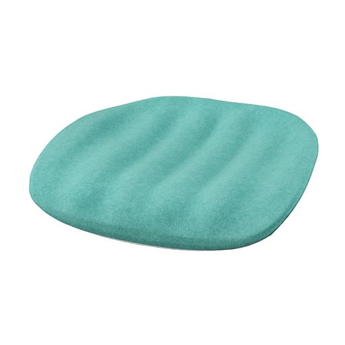 IKEA - PYNTEN, seat pad for office chair, turquoise, 33x32 cm