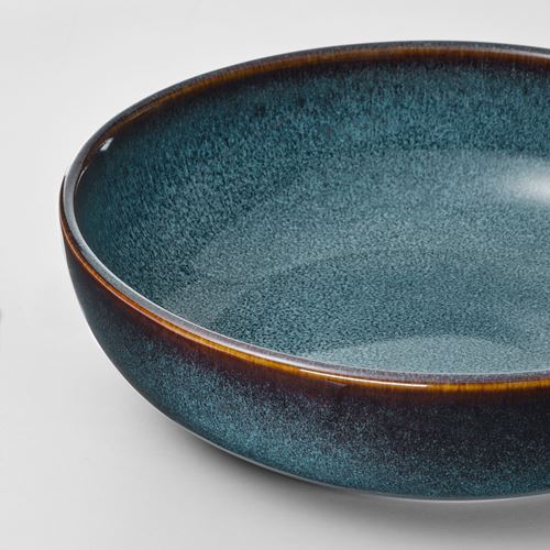 IKEA - GLADELIG, fırın-servis kabı, mavi, 20 cm