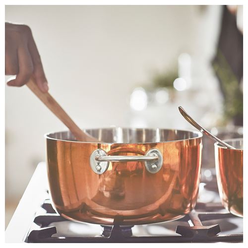 IKEA - FINMAT, copper pot, copper-stainless steel, 3 l