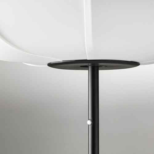 IKEA - BYGGKORN, floor lamp, black-white, 148 cm