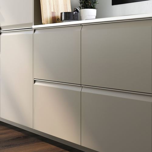 IKEA - UPPLÖV	, drawer front, matte dark beige, 60x20 cm