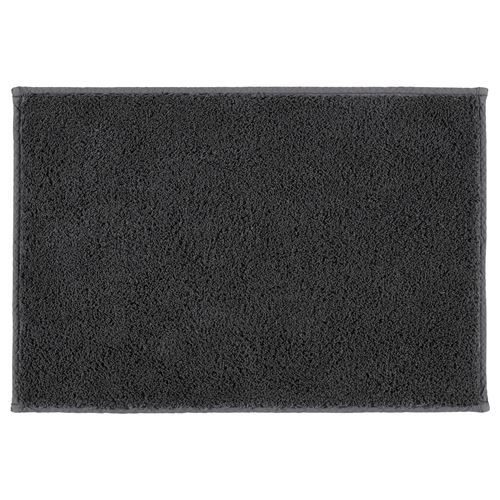 IKEA - SÖDERSJÖN, bath mat, dark grey, 40x60 cm