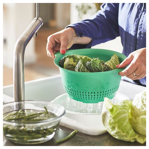 IKEA - UPPFYLLD, colander, green