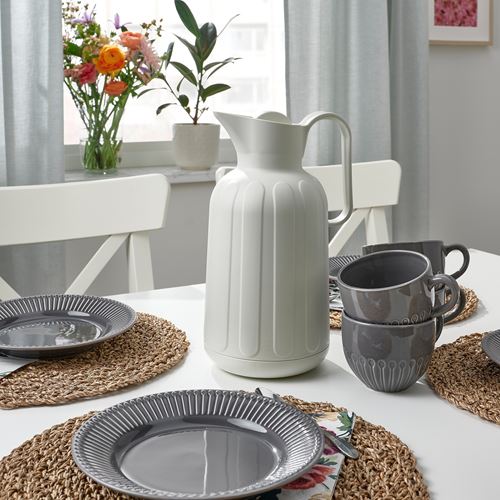 IKEA - TAGGÖGA, termos, kırık beyaz, 1,6 lt