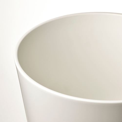 IKEA - SOJABÖNA, earthenware plant pot, white, 32 cm