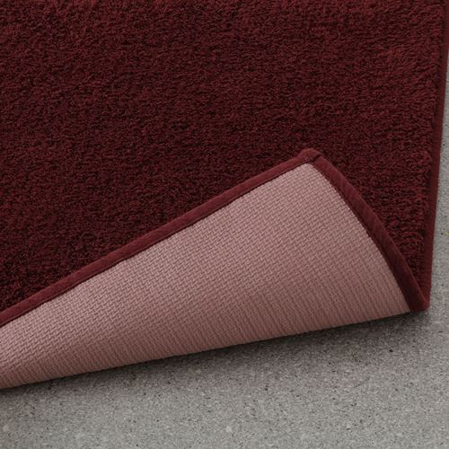 IKEA - SÖDERSJÖN, bath mat, dark red, 50x80 cm