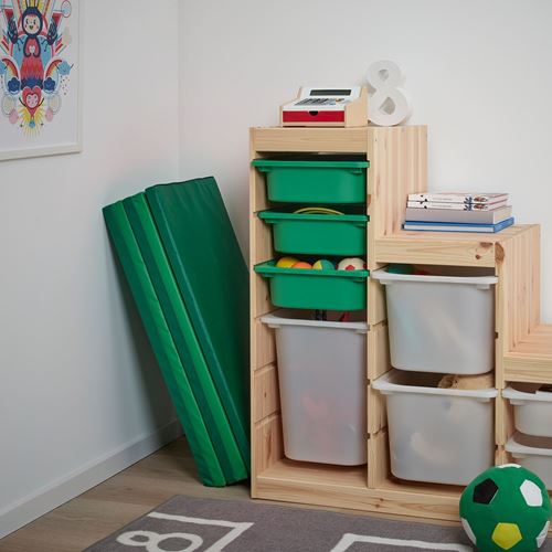 IKEA - PLUFSIG, folding gym mat, green, 78x185 cm