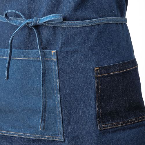 IKEA - MAVINN, apron for kitchen, blue, 90x63 cm