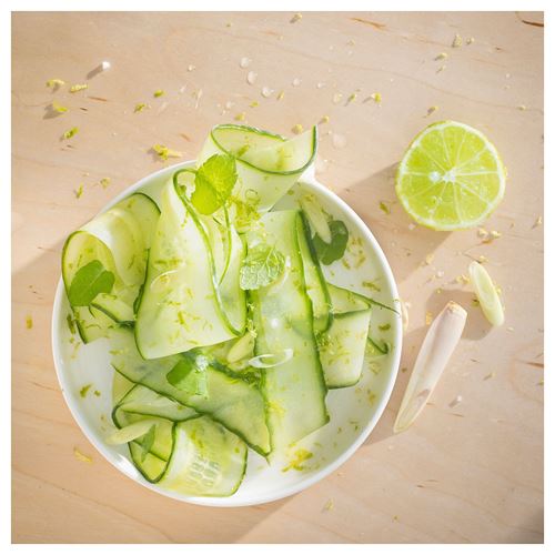 IKEA - ADELTUJA, scented candle in pot, white, 45 hr