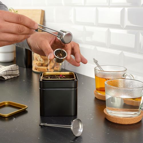 IKEA - ANGSBLAVINGE, tea infuser, stainless steel, 14 cm