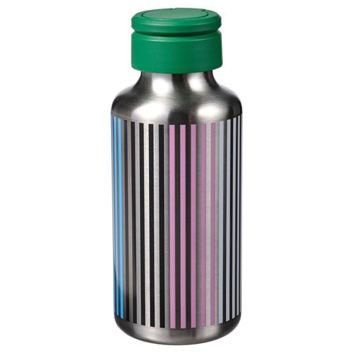 IKEA - ENKELSPARIG, bottle, stainless steel-multicolor, 0,5 l