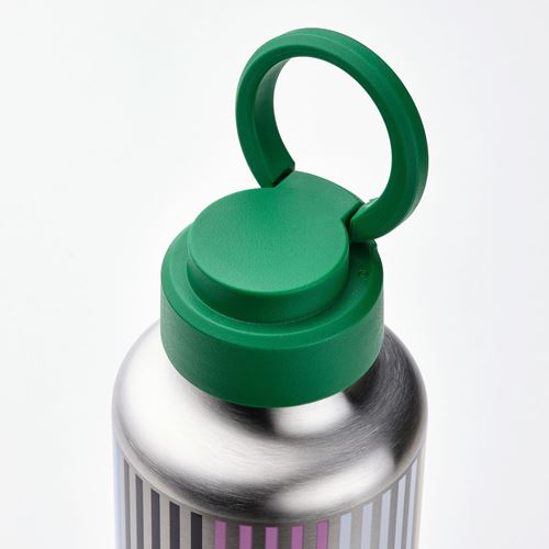 IKEA - ENKELSPARIG, bottle, stainless steel-multicolor, 0,5 l