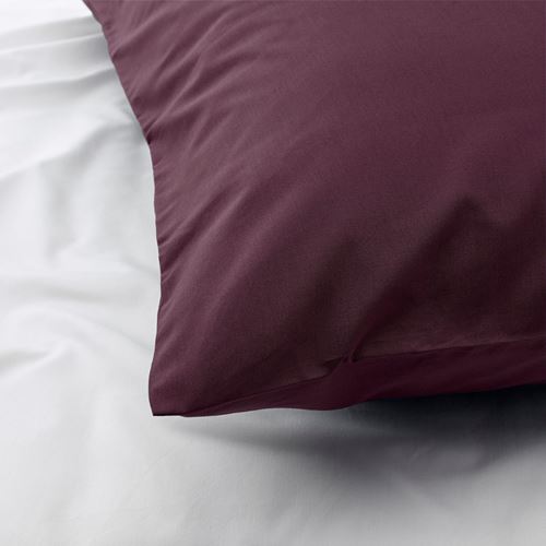 IKEA - ULLVIDE, pillowcase, dark red, 50x60 cm