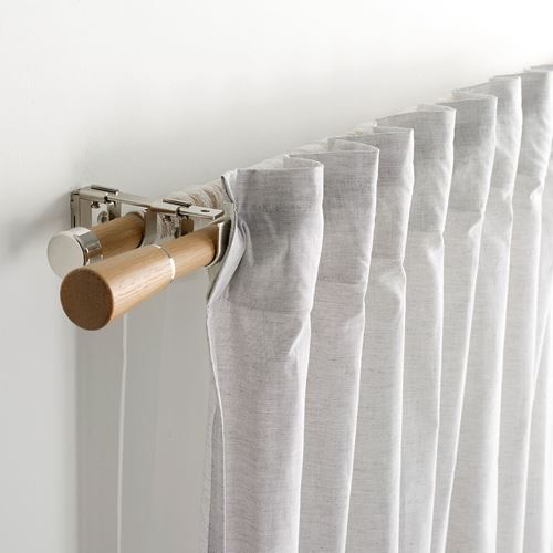IKEA - KAGELKAKTUS, perde çubuğu seti, meşe görünümlü, 120-210 cm 28 mm