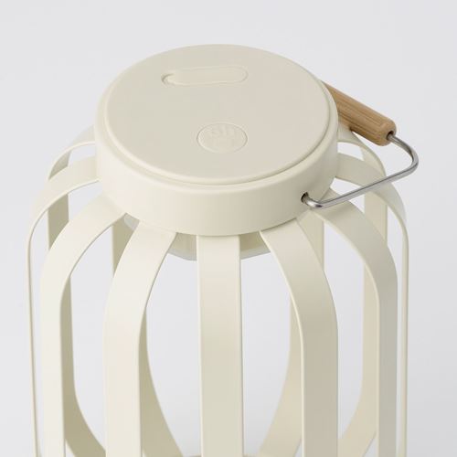 IKEA - SOMMARLANKE, LED lantern, beige