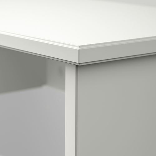 IKEA - IDANAS, add-on unit for desk, white, 152x30 cm