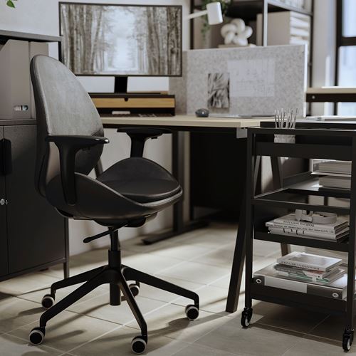 IKEA - HATTEFJALL, office chair, smidig black