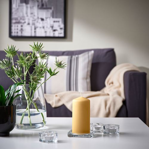 IKEA - DAGLIGEN, blok mum, açık sarı, 40 saat