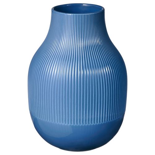 IKEA - GRADVIS, vase, blue, 21 cm