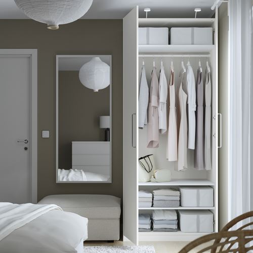 IKEA - PAX/FORSAND, PAX wardrobe, white, 100x60x236 cm