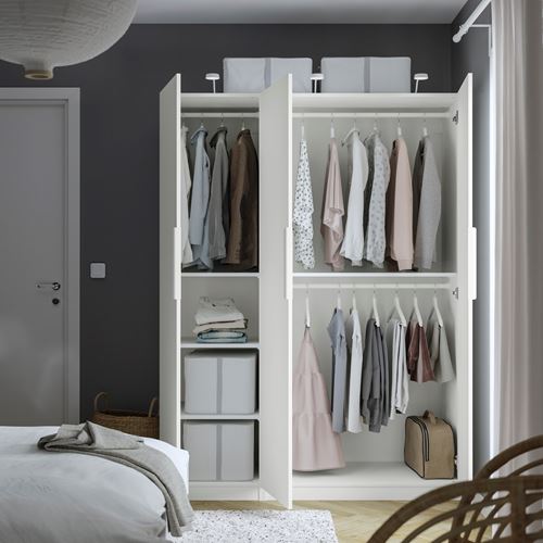 IKEA - PAX/FORSAND, PAX gardırop, beyaz, 150x60x201 cm