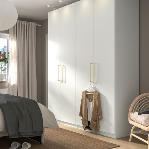 IKEA - PAX/FORSAND, PAX wardrobe, white, 200x60x236 cm