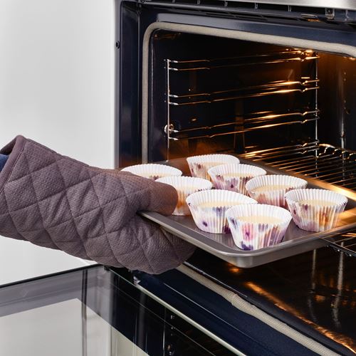 IKEA - SOMMARFLOX, muffin kağıdı, çiçek desenli-çok renkli