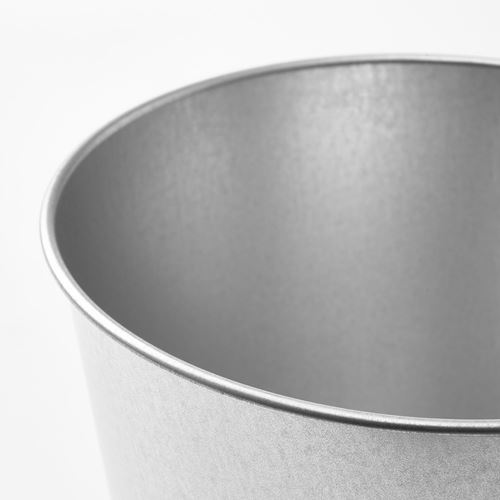 IKEA - AKERBAR, steel plant pot, galvanised, 15 cm