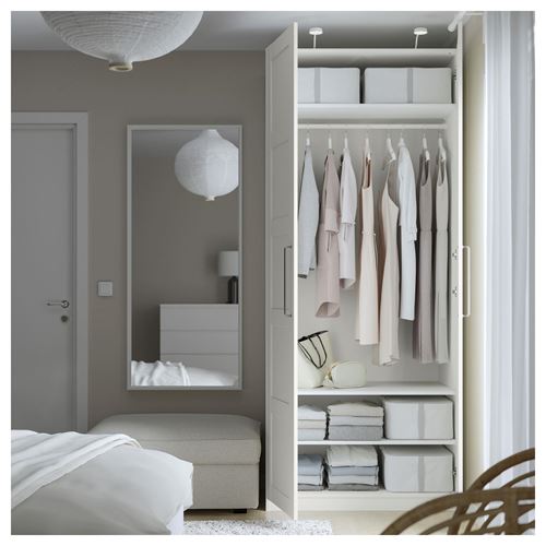 IKEA - PAX/BERGSBO, PAX wardrobe, white, 100x60x236 cm