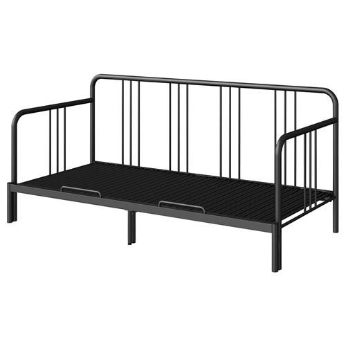 IKEA - FYRESDAL, day-bed, black, 80x200 cm