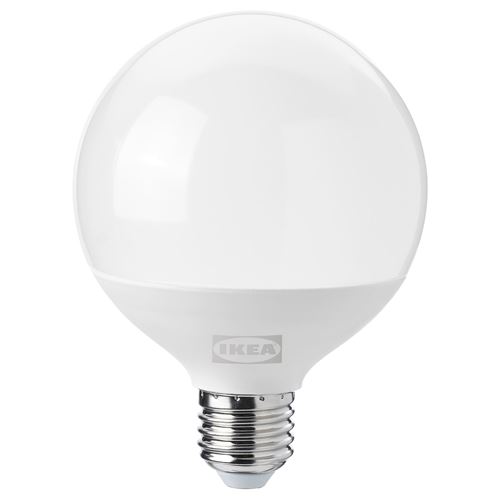 SOLHETTA LED ampul E27, küre opal beyaz