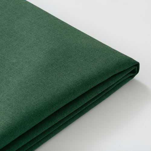 IKEA - LINANAS, 2-seat sofa and chaise lounge protector, vissle dark green