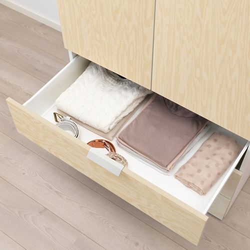 IKEA - KALBADEN, drawer, white-lively pine effect, 80x57x20 cm